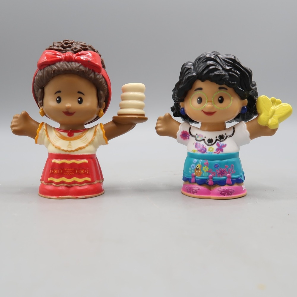 Fisher Price Little People Encanto Mirabel w/ Butterfly & Dolores w arepas Lot